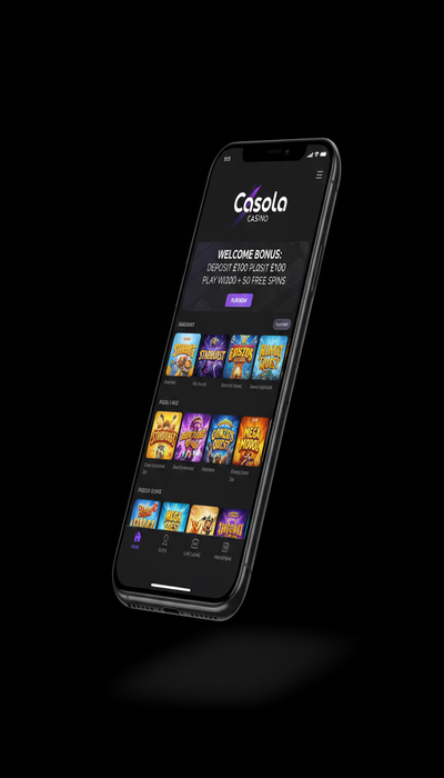 Casoola Casino Casino on Smartphone