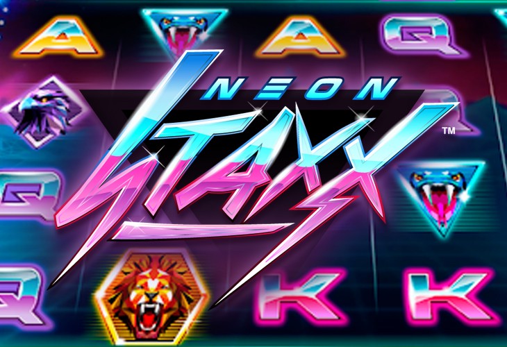 Neon Staxx - NetEnt slot at Casoola Casino Casino